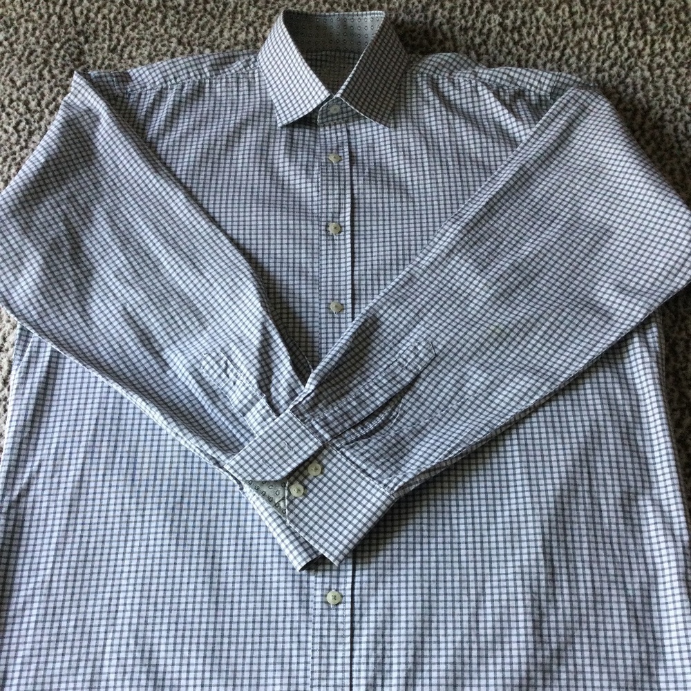 English Laundry Button Down Dress Shirt 100% Cotton - Picture 3 of 10